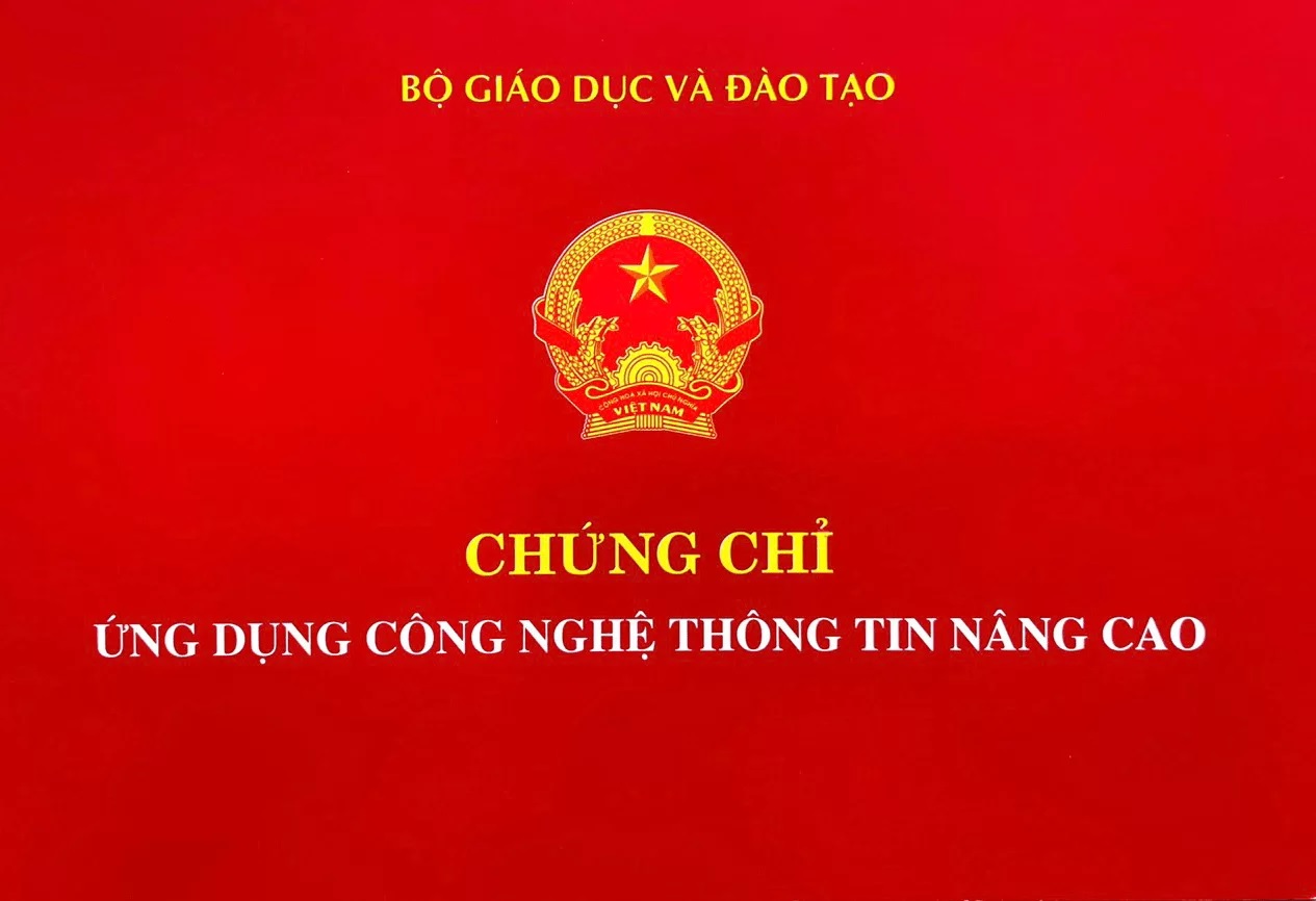 Chứng chỉ ứng dụng CNTT nâng cao